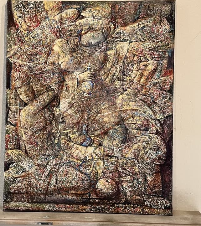 Elixir — Oil on canvas, 92 × 73 cm (2011). Abel Karen Kazinyan.