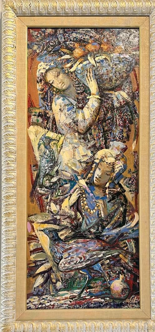 Ripe Fruits — Oil on canvas, 110 × 45 cm (2011). Abel Karen Kazinyan.