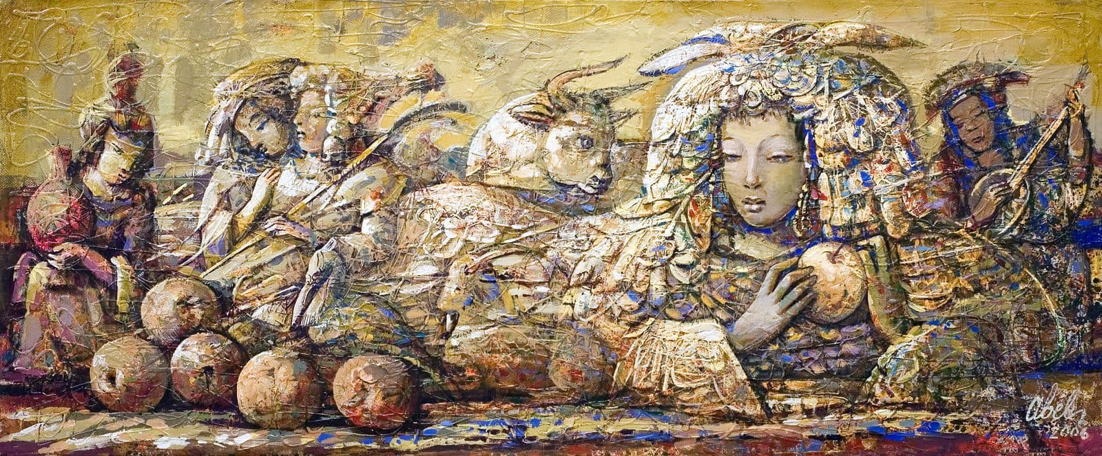 Painting — Oil on canvas (2022). Abel Karen Kazinyan.